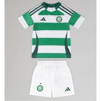 Echipament fotbal Celtic Tricou Acasa 2024-25 pentru copii maneca scurta (+ Pantaloni scurti)